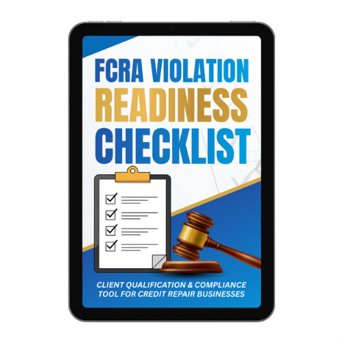 FCRA Violation Readiness Checklist